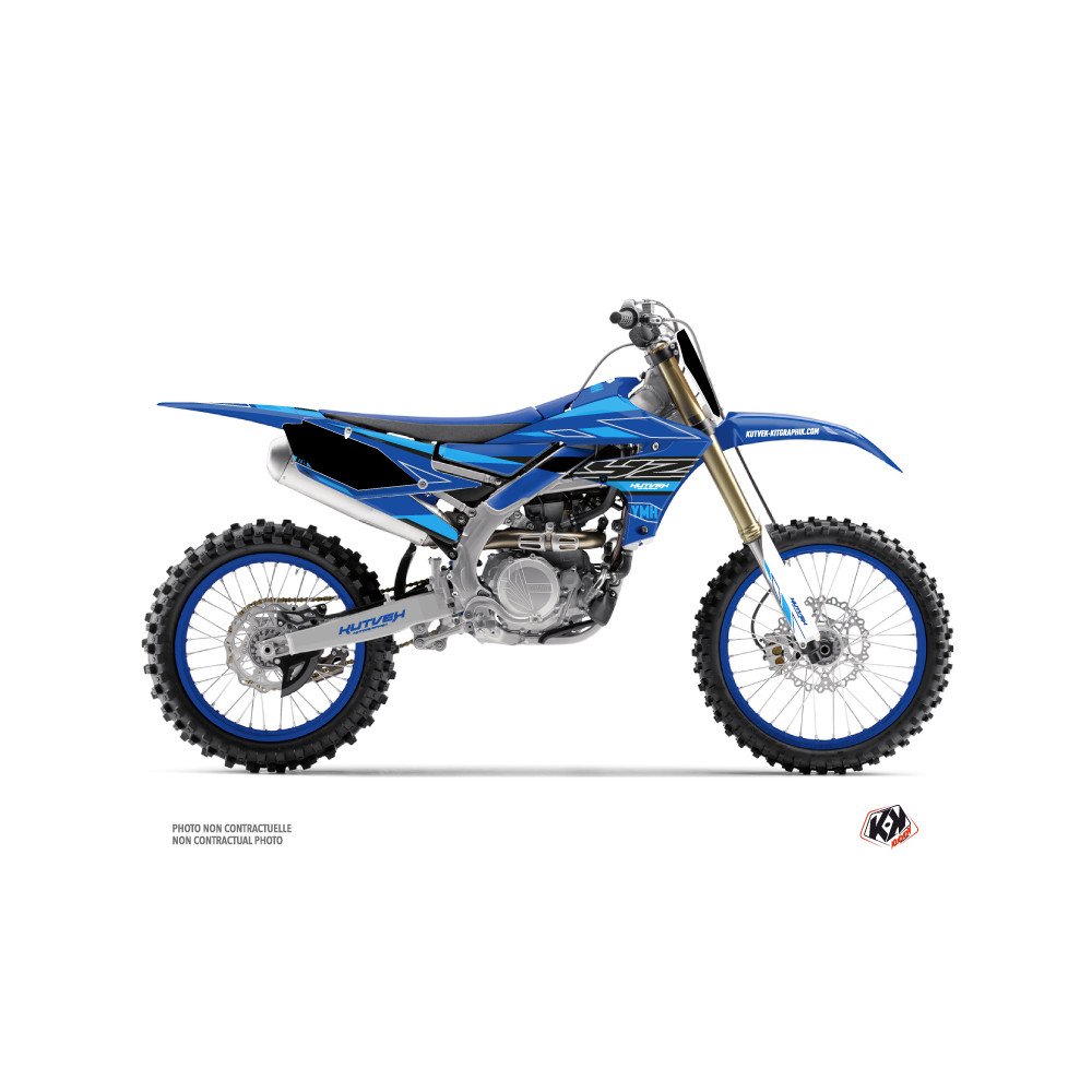 Kit Deco Moto Cross Outline Yamaha 250 YZF Cyan