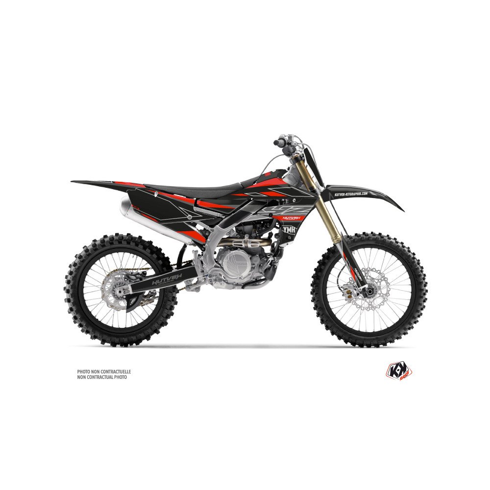 Kit Deco Moto Cross Outline Yamaha 250 YZF Rouge