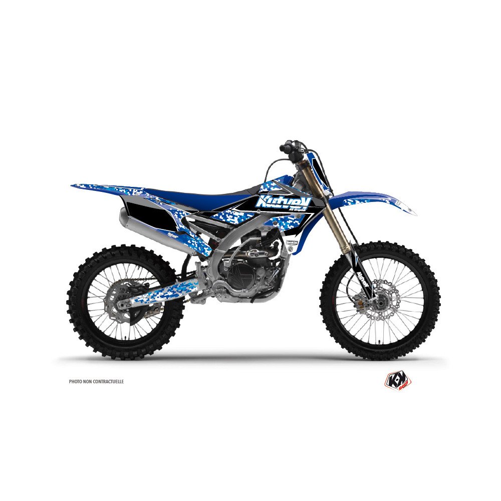 Kit Deco Moto Cross Predator Yamaha 250 YZF Bleu