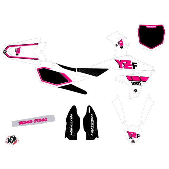 Kit Deco Moto Cross Vintage Yamaha 250 YZF Rose