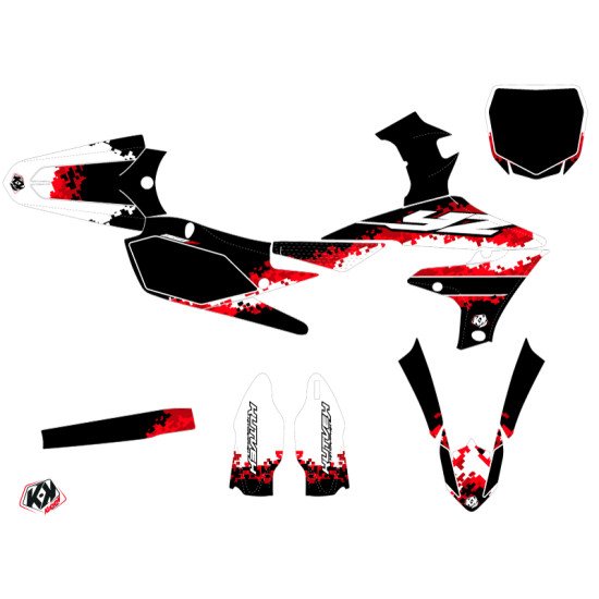 Kit Deco Moto Cross Hangtown Yamaha 250 YZF Rouge