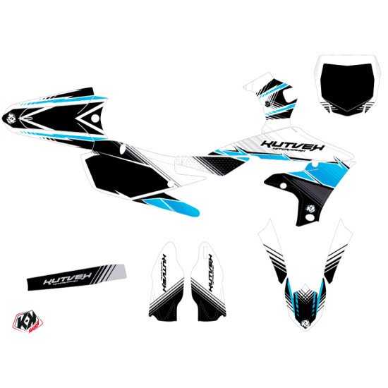 Kit Deco Moto Cross Stripe Yamaha 250 YZF Noir