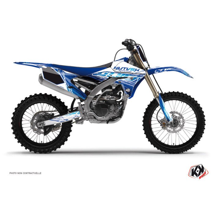 Kit Deco Moto Cross Eraser Yamaha 250 YZF Bleu
