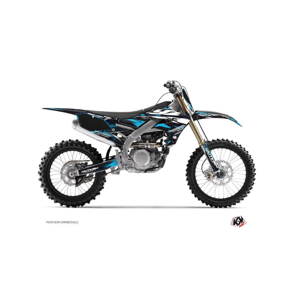Kit Deco Moto Cross Techno Yamaha 250 YZF Bleu