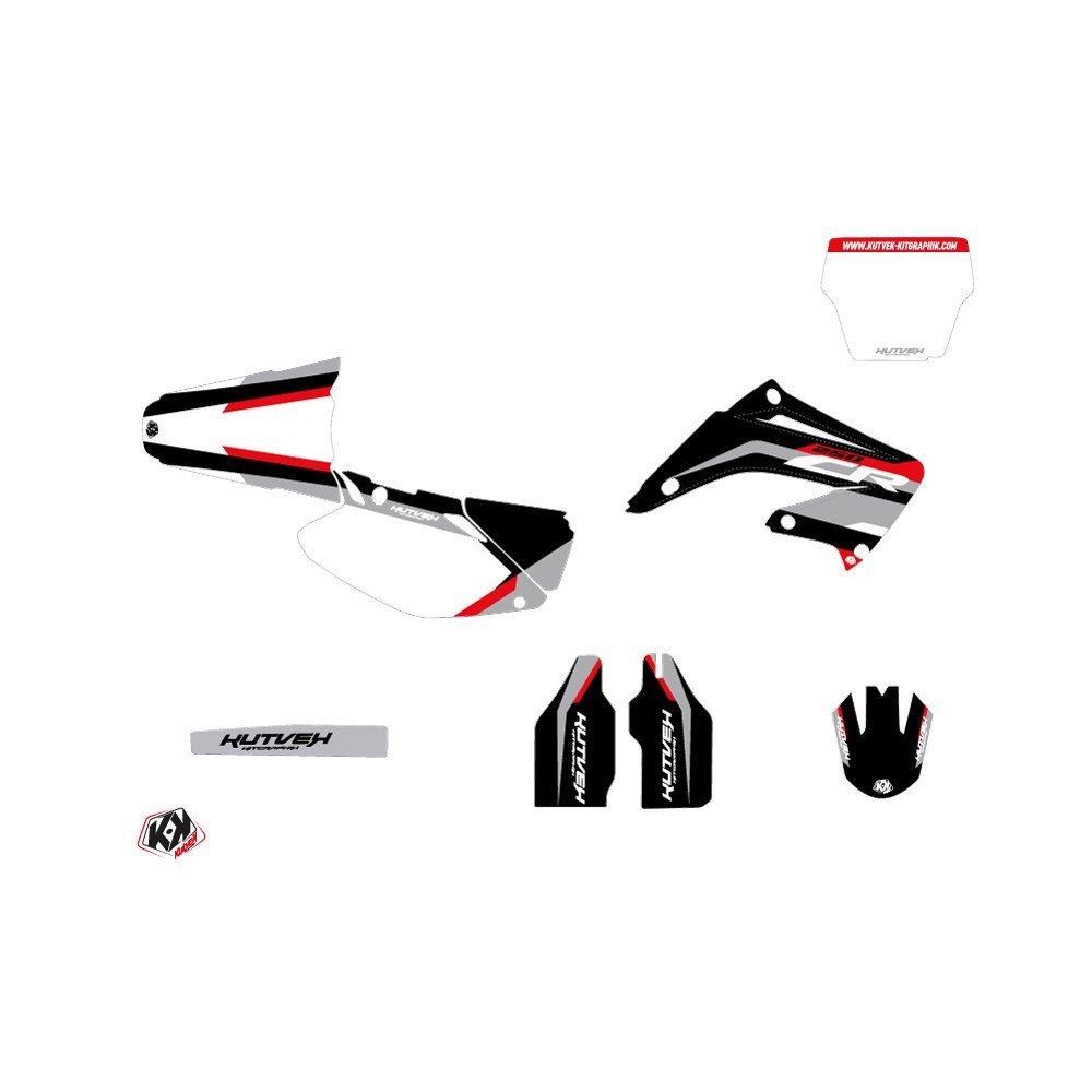 Kit Deco Moto Cross League Honda 125 CR Noir