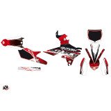 Kit Deco Moto Cross Eraser Yamaha 250 YZF Rouge Blanc