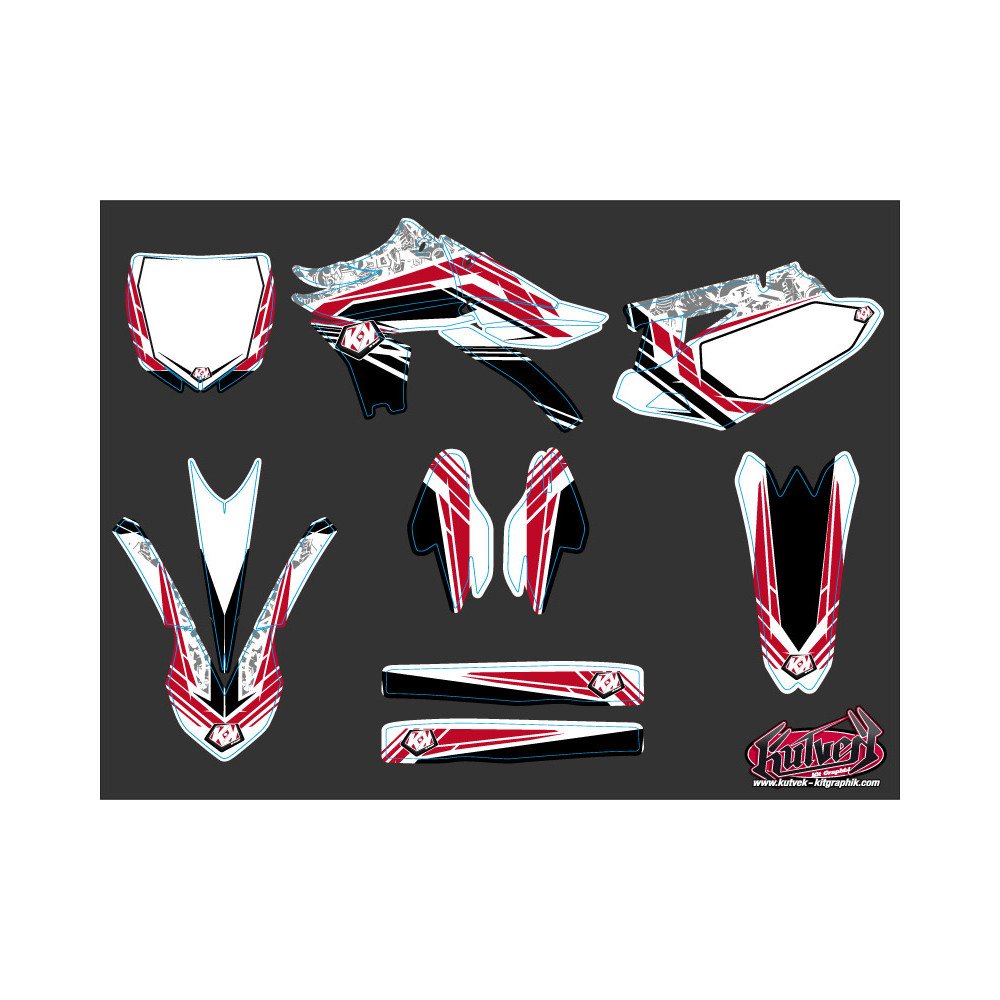 Kit Deco Moto Cross Spirit Yamaha 450 YZF Rouge