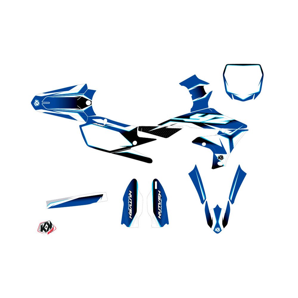 Kit Deco Moto Cross Concept Yamaha 450 YZF Bleu