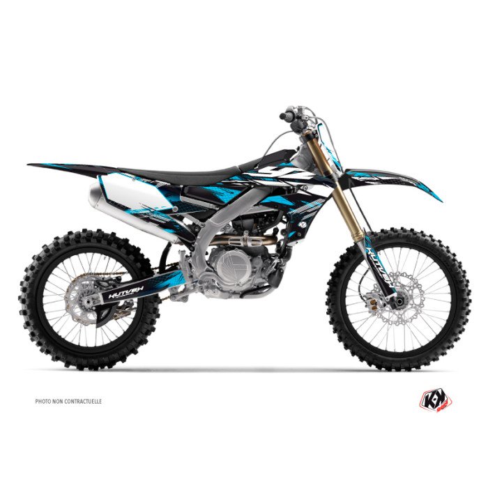 Kit Deco Moto Cross Techno Yamaha 450 YZF Bleu