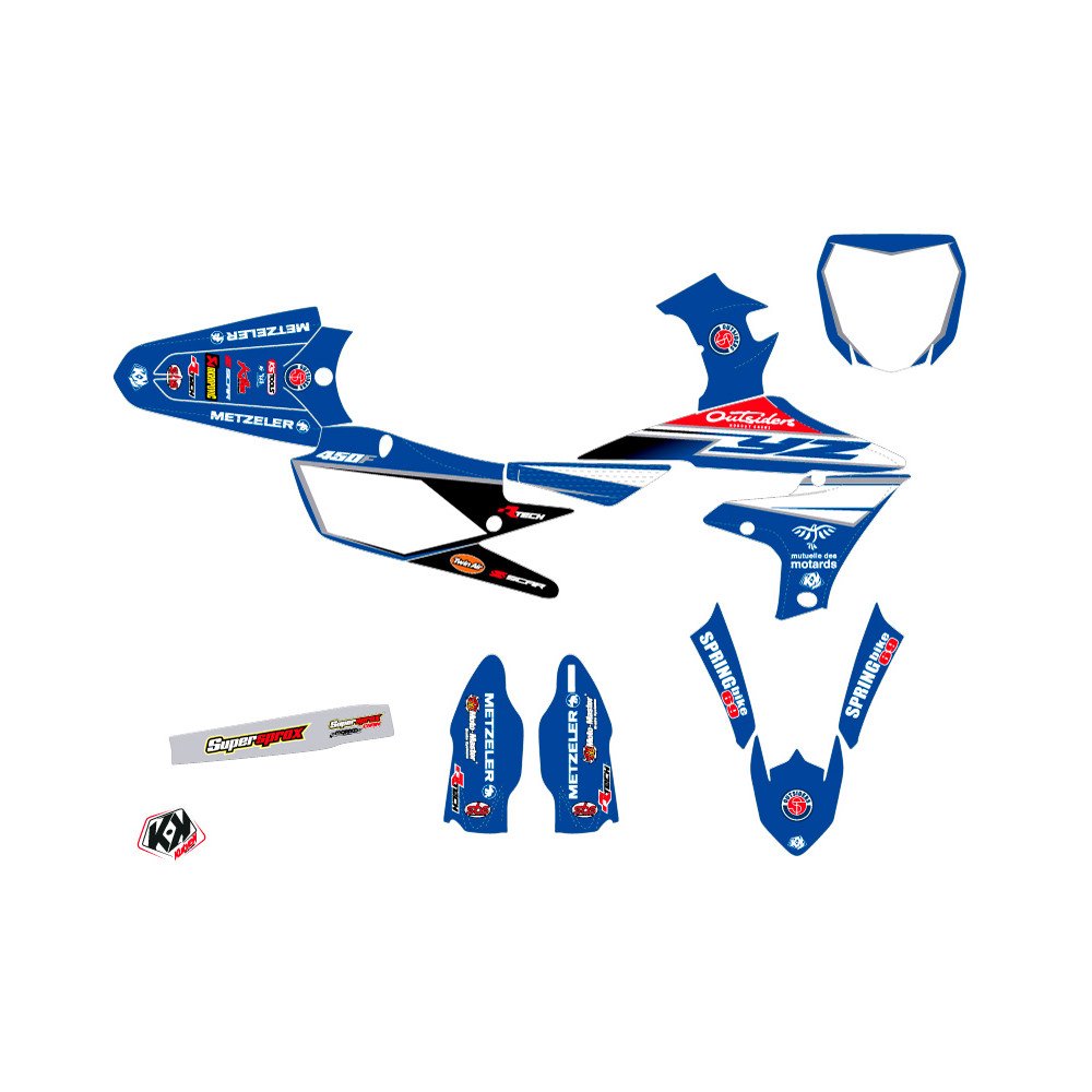 Kit Deco Moto Cross Replica Team Outsiders Yamaha 450 YZF 2018