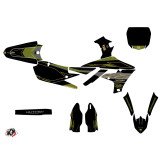 Kit Deco Moto Cross Outline Yamaha 450 YZF Kaki
