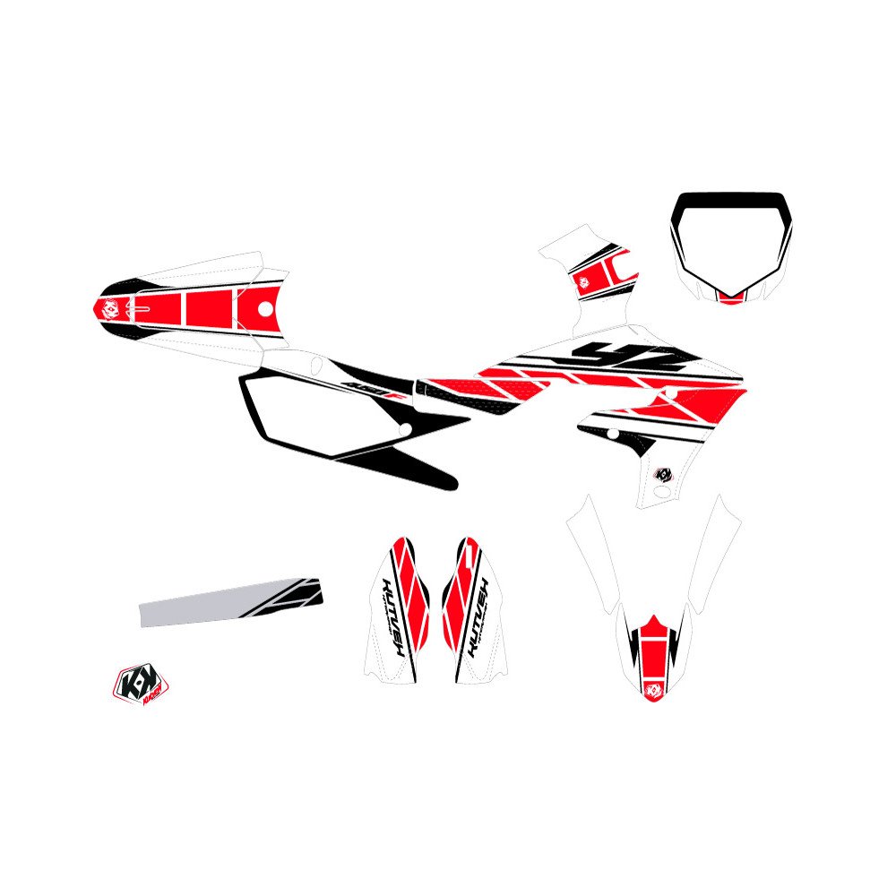 Kit Deco Moto Cross Replica Yamaha 450 YZF Rouge