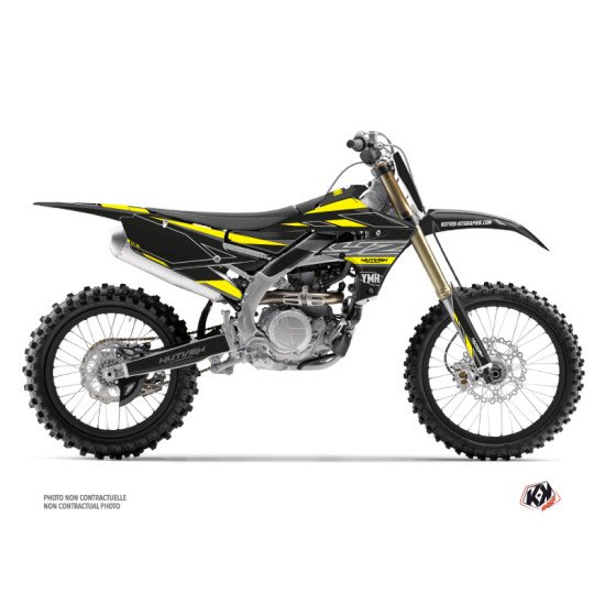 Kit Deco Moto Cross Outline Yamaha 450 YZF Jaune