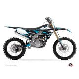 Kit Deco Moto Cross Techno Yamaha 450 YZF Bleu