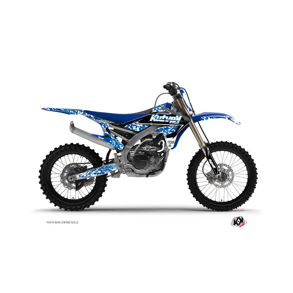 Kit Deco Moto Cross Predator Yamaha 450 YZF Bleu