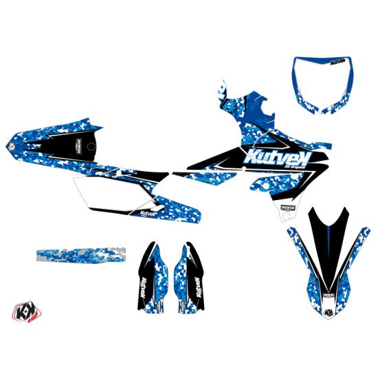 Kit Deco Moto Cross Predator Yamaha 450 YZF Bleu