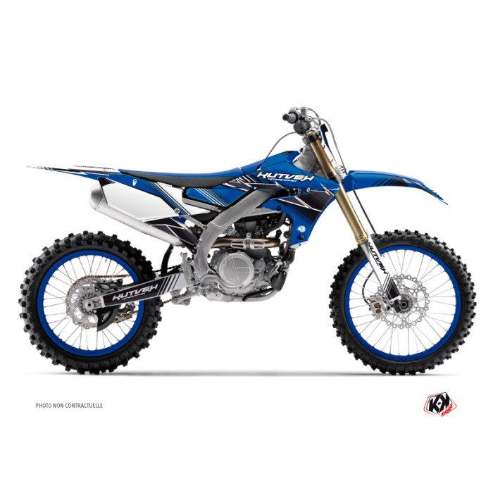 Kit Deco Moto Cross Stripe Yamaha 450 YZF Bleu
