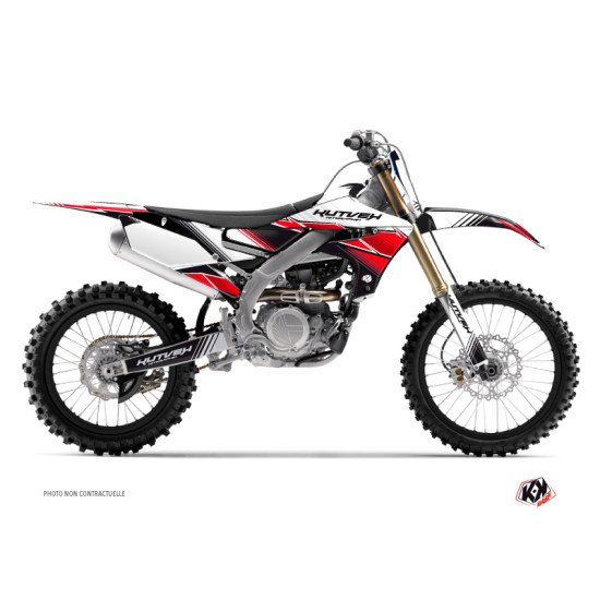Kit Deco Moto Cross Stripe Yamaha 450 YZF Rouge