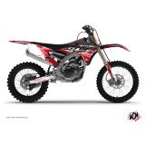 Kit Deco Moto Cross Eraser Yamaha 450 YZF Rouge Blanc