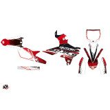 Kit Deco Moto Cross Eraser Yamaha 450 YZF Rouge Blanc