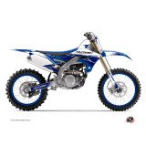 Kit Deco Moto Cross Stripe Yamaha 450 YZF Bleu Nuit