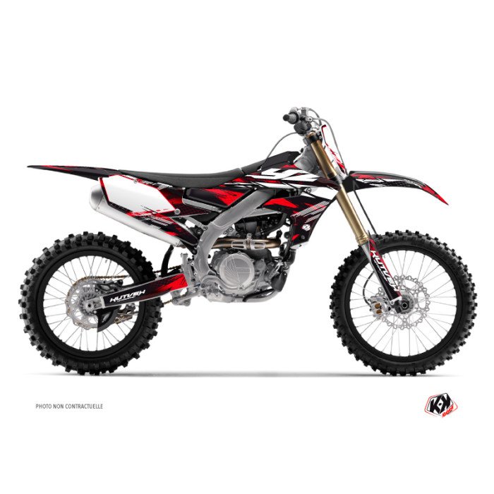 Kit Deco Moto Cross Techno Yamaha 450 YZF Rouge
