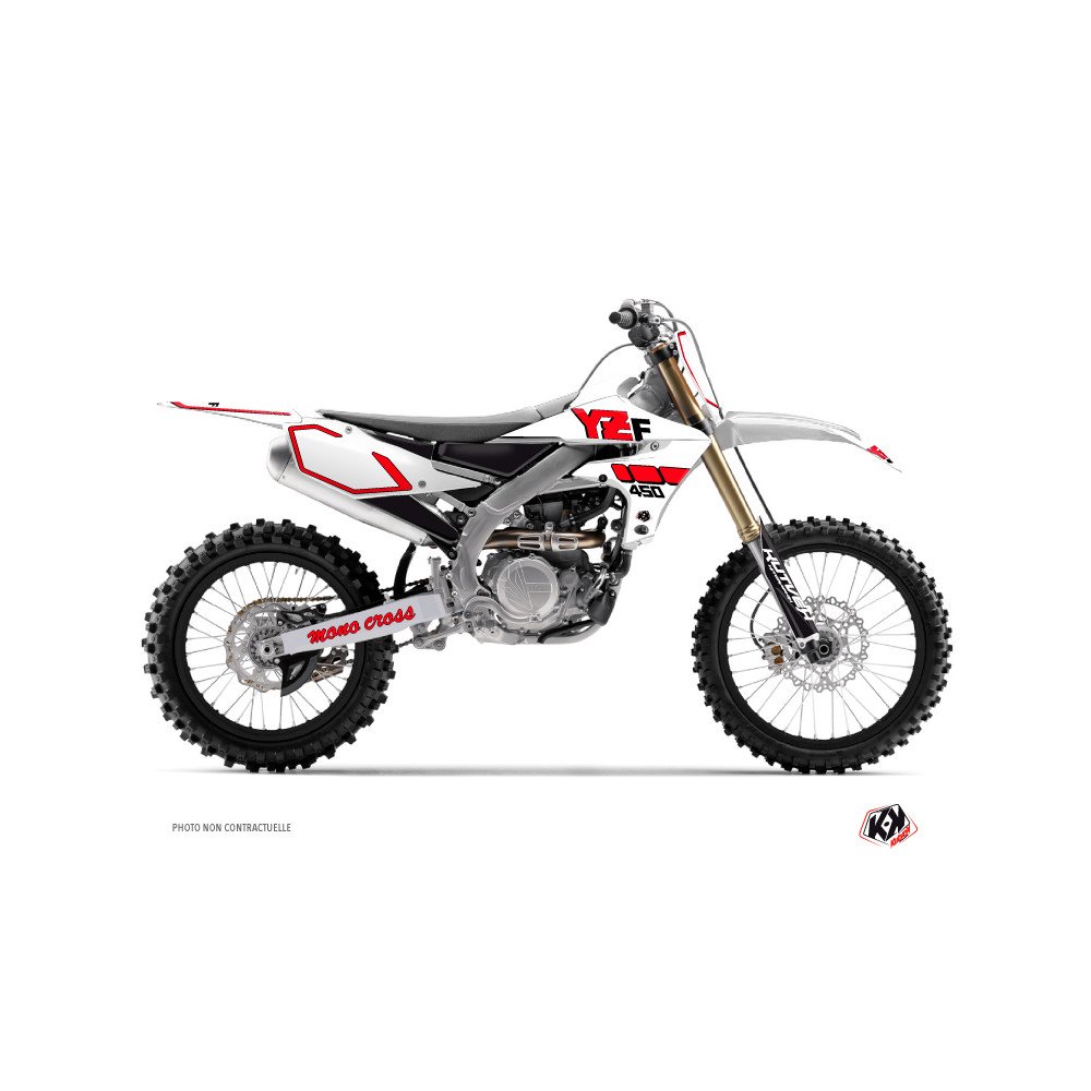 Kit Deco Moto Cross Vintage Yamaha 450 YZF Rouge