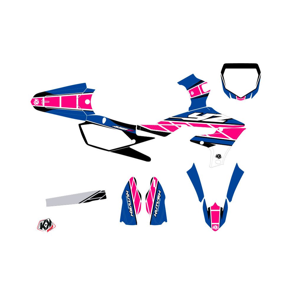 Kit Deco Moto Cross Replica Yamaha 450 YZF Rose