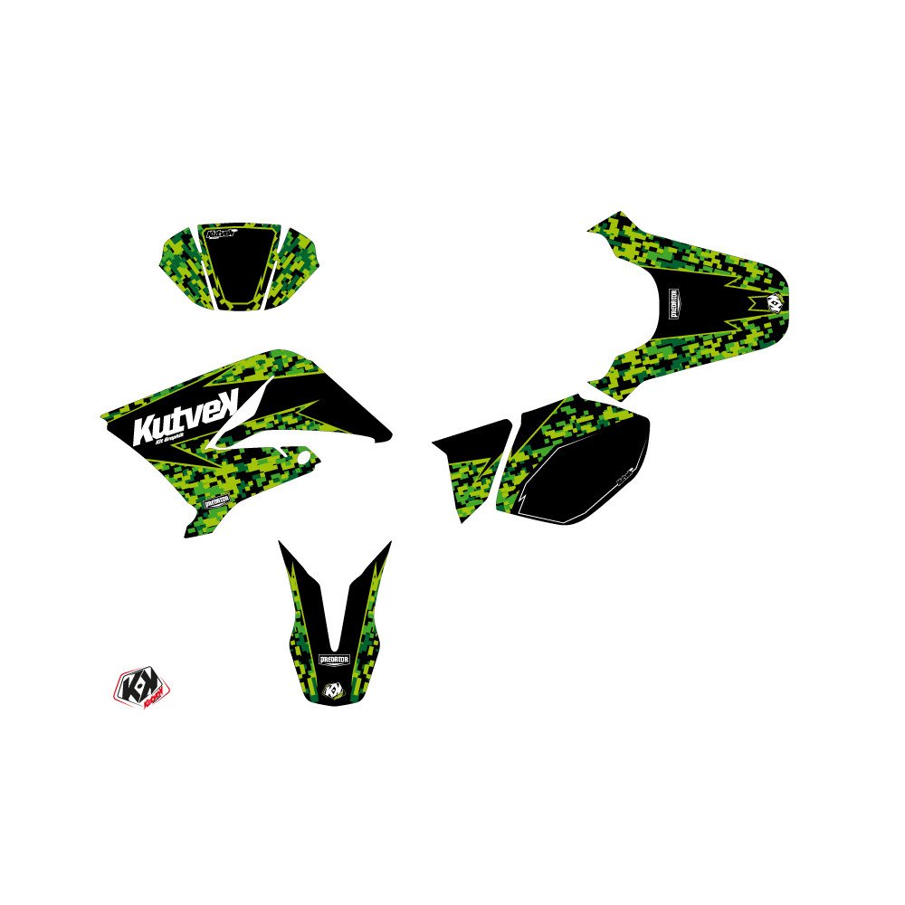 Kit Deco 50cc Predator MBK Xlimit Noir Vert