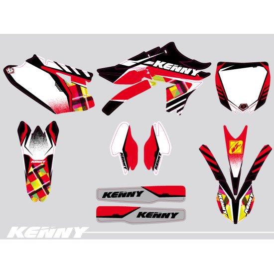 Kit Deco Moto Cross Kenny Yamaha 450 YZF Rouge