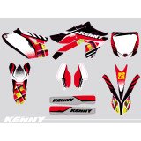 Kit Deco Moto Cross Kenny Yamaha 450 YZF Rouge