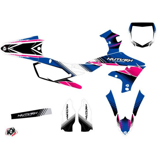 Kit Deco Moto Cross Stripe Yamaha 450 YZF Rose