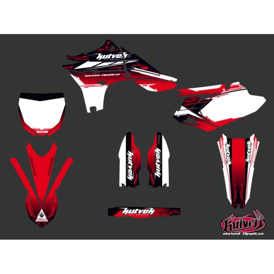 Kit Deco Moto Cross Slider Yamaha 450 YZF Rouge