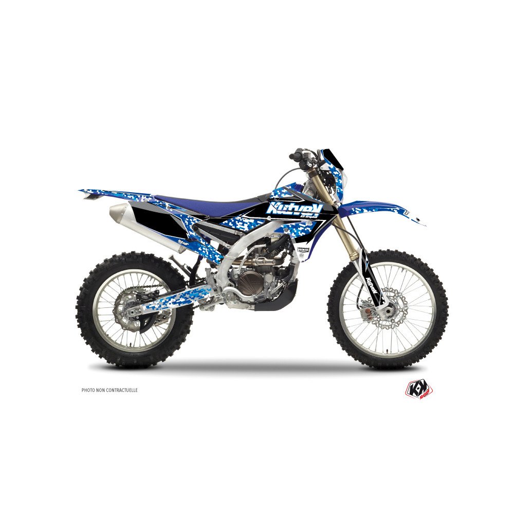 Kit Deco Moto Cross Predator Yamaha 250 WRF Bleu