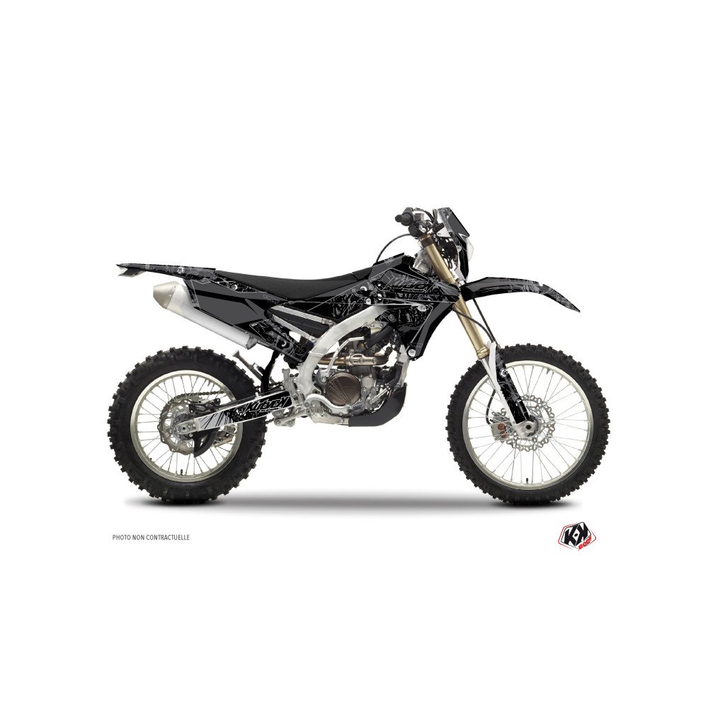 Kit Deco Moto Cross Zombies Dark Yamaha 250 WRF Noir