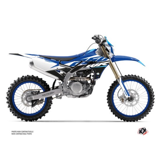 Kit Deco Moto Cross Skew Yamaha 250 WRF Bleu