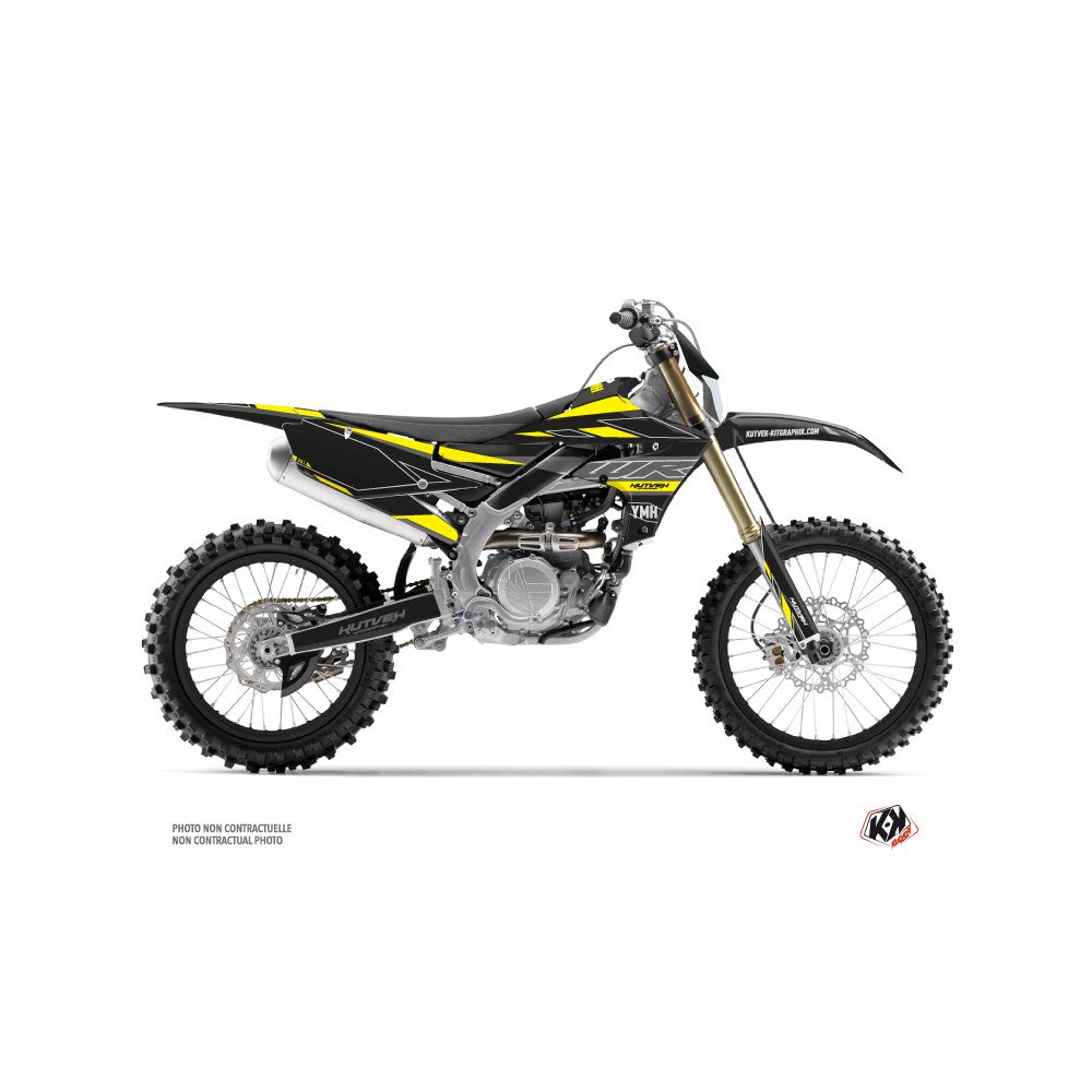 Kit Deco Moto Cross Outline Yamaha 450 WRF Jaune