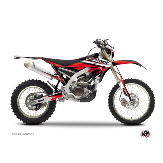 Kit Deco Moto Cross Stage Yamaha 450 WRF Noir Rouge