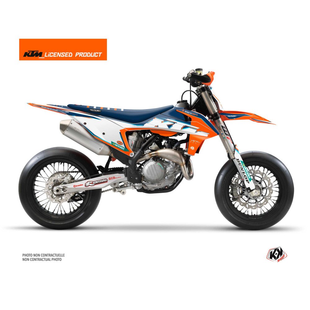 Kit deco Moto Cross Origin-K22 KTM 450 SMR Bleu
