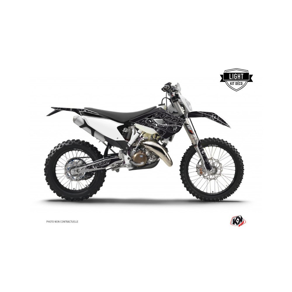 Kit Deco Moto Cross Zombies Dark Husqvarna 125 TE Noir