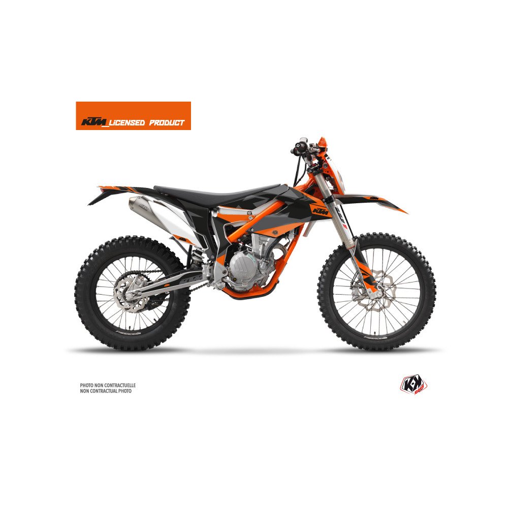 Kit Deco Moto Cross Gravity KTM 250 FREERIDE Orange