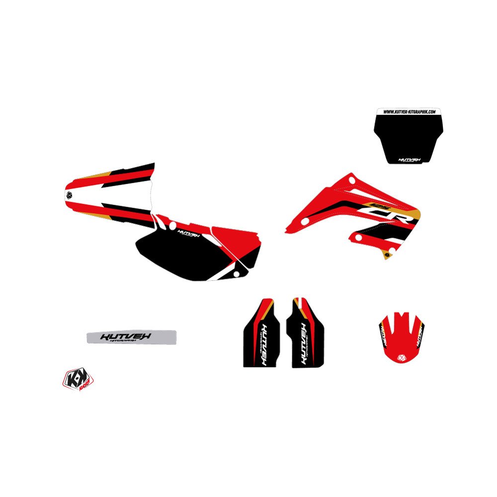 Kit Deco Moto Cross League Honda 125 CR Gold