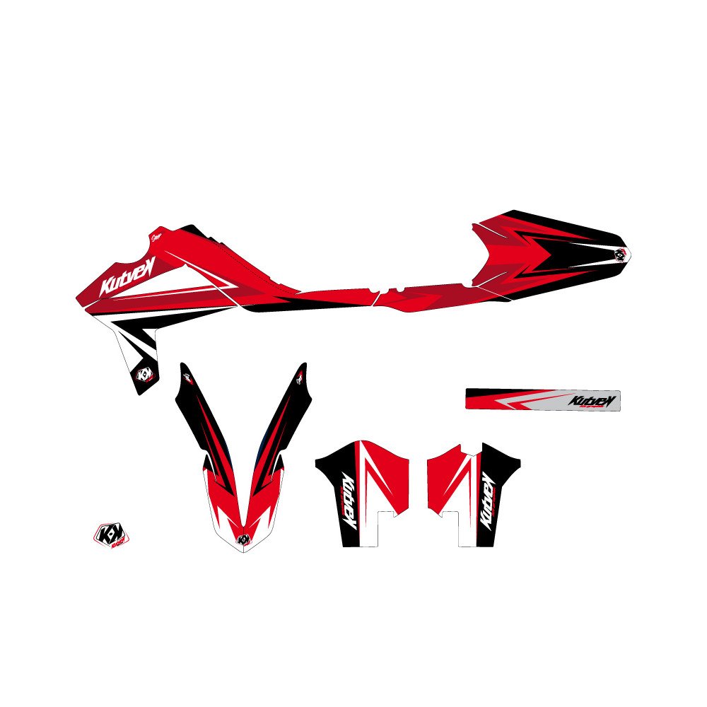 Kit Deco Moto Cross Stage GASGAS EC Rouge