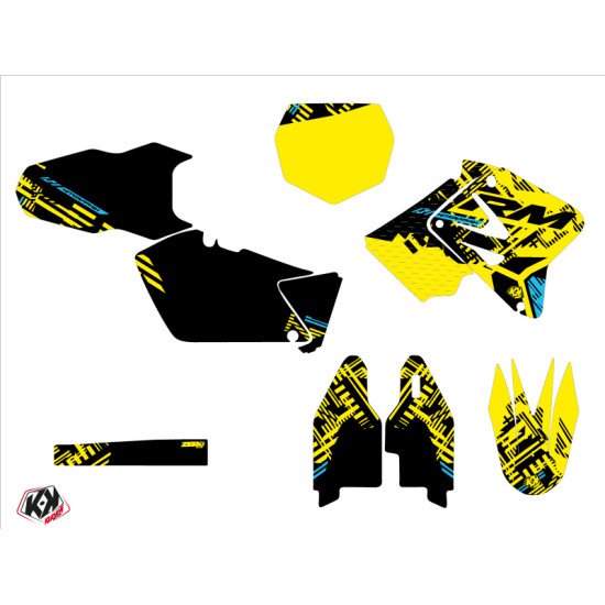 Kit Deco Moto Cross Zero Suzuki 250 RM Jaune