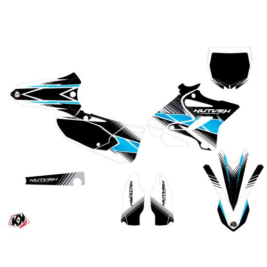 Kit Deco Moto Cross Stripe Yamaha 125 YZ Noir