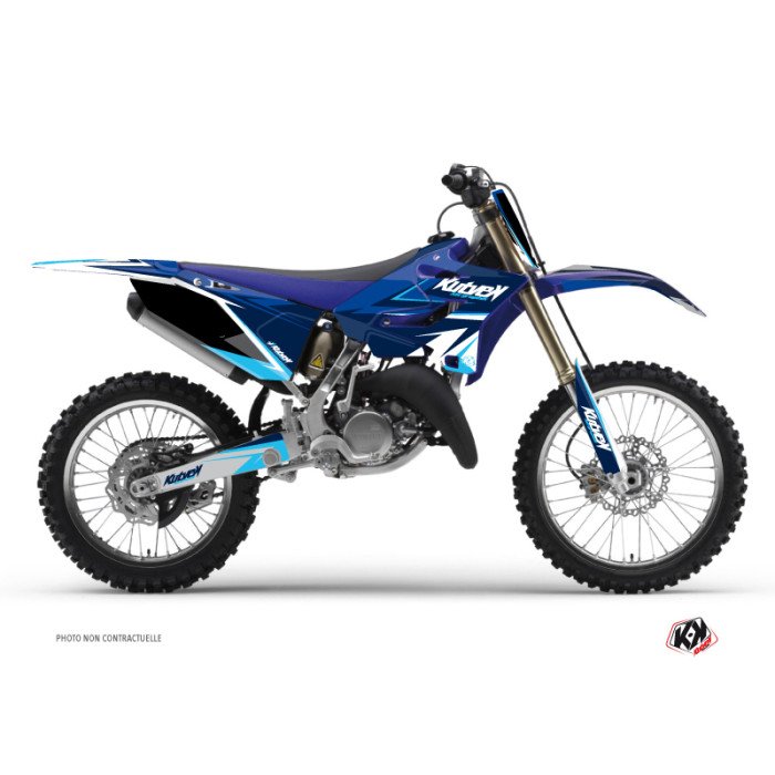 Kit Deco Moto Cross Stage Yamaha 125 YZ Bleu