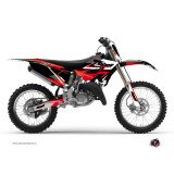 Kit Deco Moto Cross Stage Yamaha 125 YZ Noir Rouge