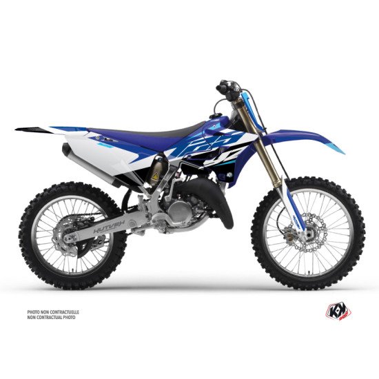Kit Deco Moto Cross Skew Yamaha 125 YZ Bleu