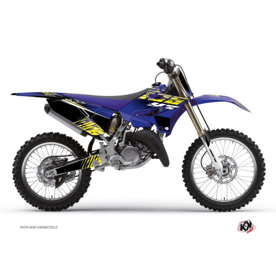 Kit Deco Moto Cross Flow Yamaha 125 YZ Jaune