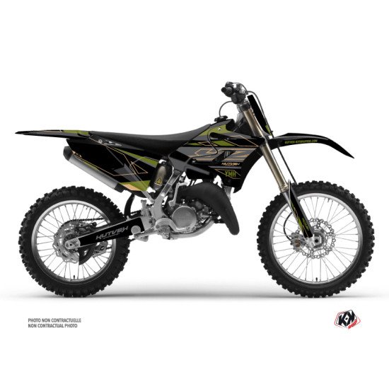 Kit Deco Moto Cross Outline Yamaha 125 YZ Kaki